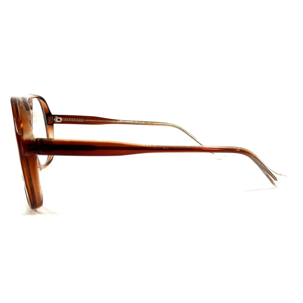 Nutmeg Collection Eyeglasses Frames JOHN Brown Fade Aviator Full Rim 56-18-145